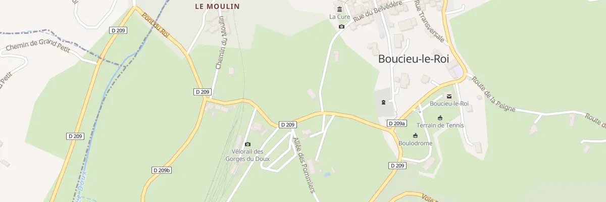 Plan du 130 Rte du Pont du Roi à Boucieu-le-Roi