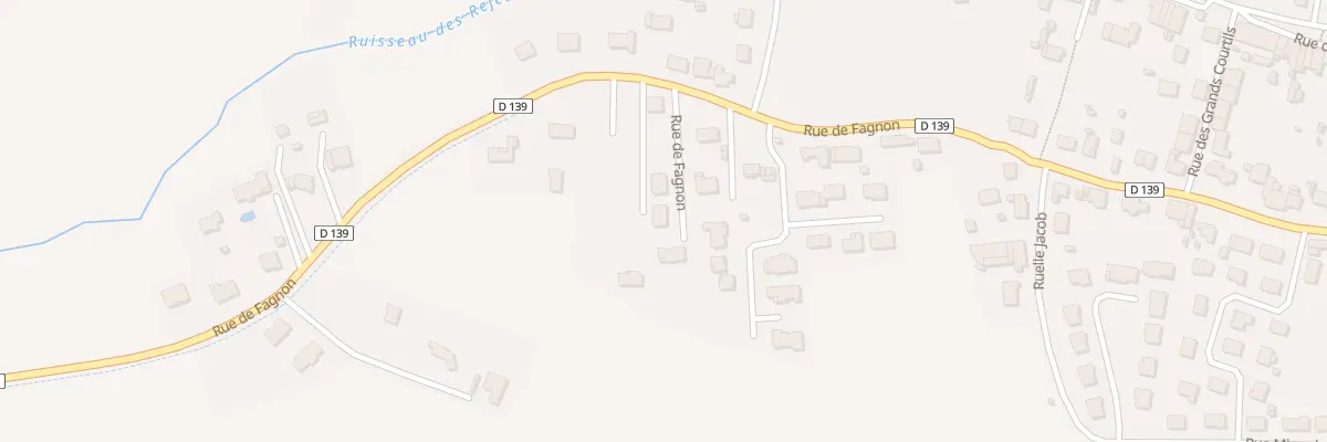 Plan du 33B Rue de Fagnon à Prix-lès-Mézières