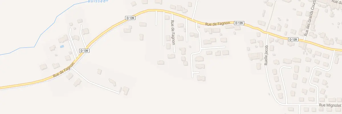 Plan du 33 Rue de Fagnon à Prix-lès-Mézières