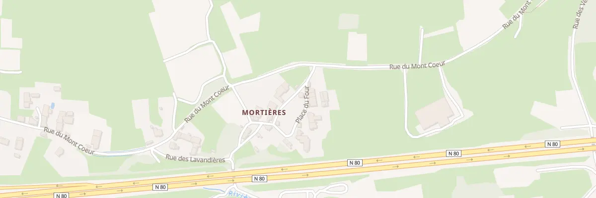Plan du 5322 Mortieres à Moroges
