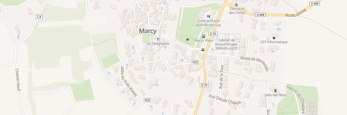 Plan du 24 All des Glycines à Marcy