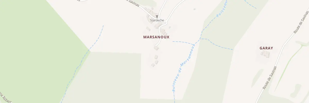 Plan du 85 Che de Marsanoux à Vernoux-en-Vivarais