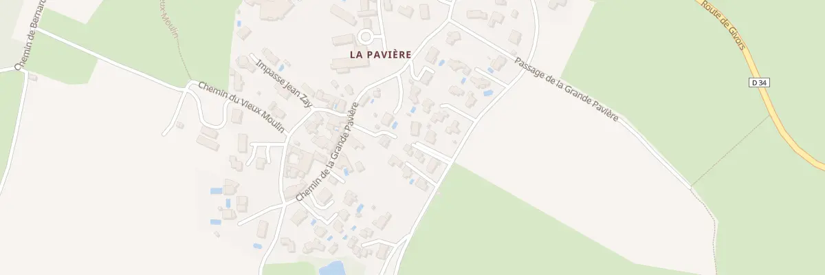 Plan du 344 Che de l’Ancienne Voie Ferrée à Mornant