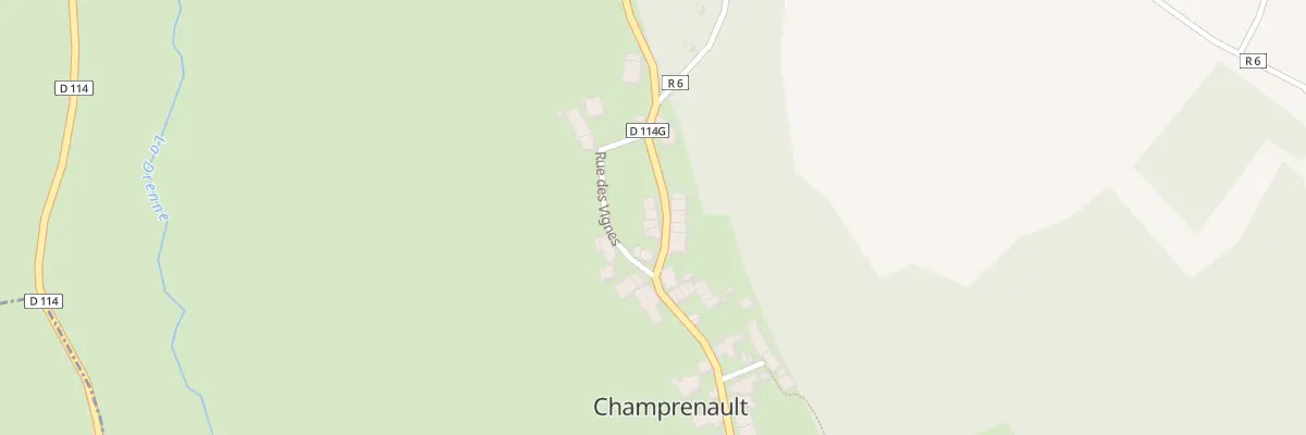 Plan du 4 Rue du Chateau à Champrenault