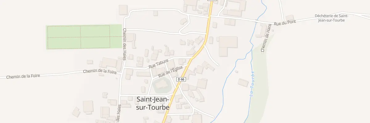 Plan du 5002 Le Village à Saint-Jean-sur-Tourbe
