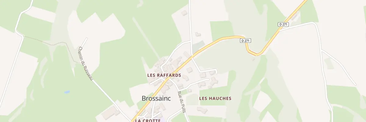 Plan du 33 Rte de Mantelin à Brossainc