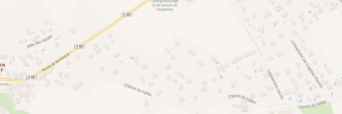Plan du 500 Che du Vallier à Vaugneray