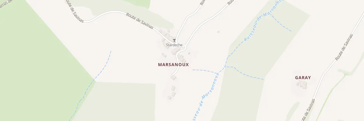 Plan du 5178 Marsanoux à Vernoux-en-Vivarais