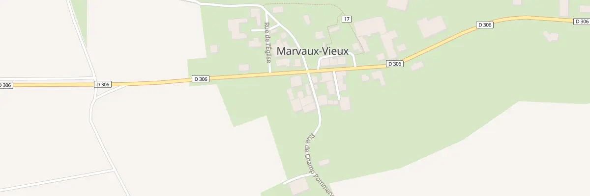 Plan du 9 Rue Principale à Marvaux-Vieux