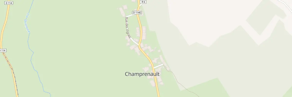 Plan du 13 Rue du Chateau à Champrenault