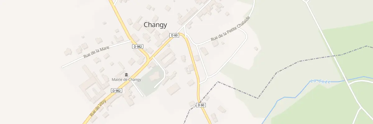 Plan du 6 Rue de Bar le Duc à Changy