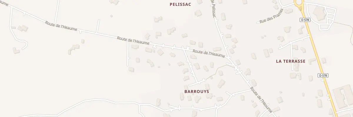 Plan du 595 Rte de l’Heaume à Quintenas