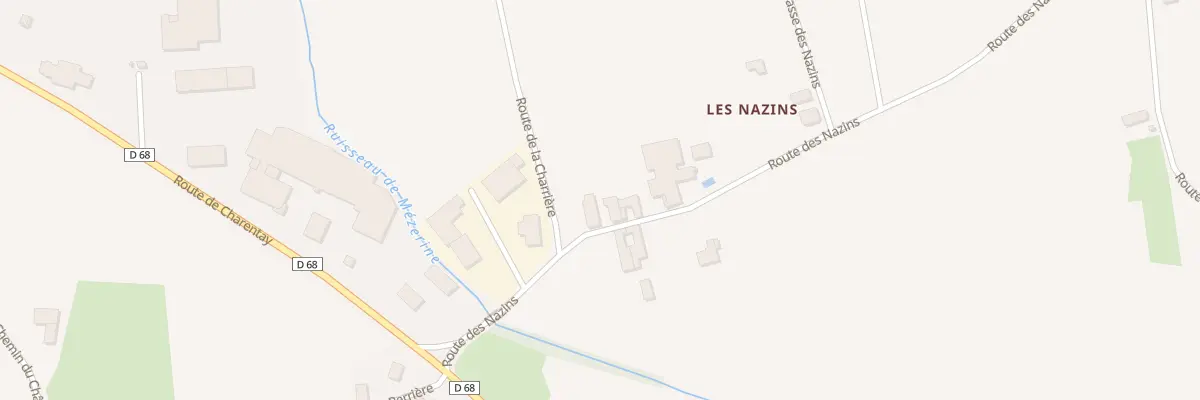 Plan du 181 Rte des Nazins à Saint-Lager