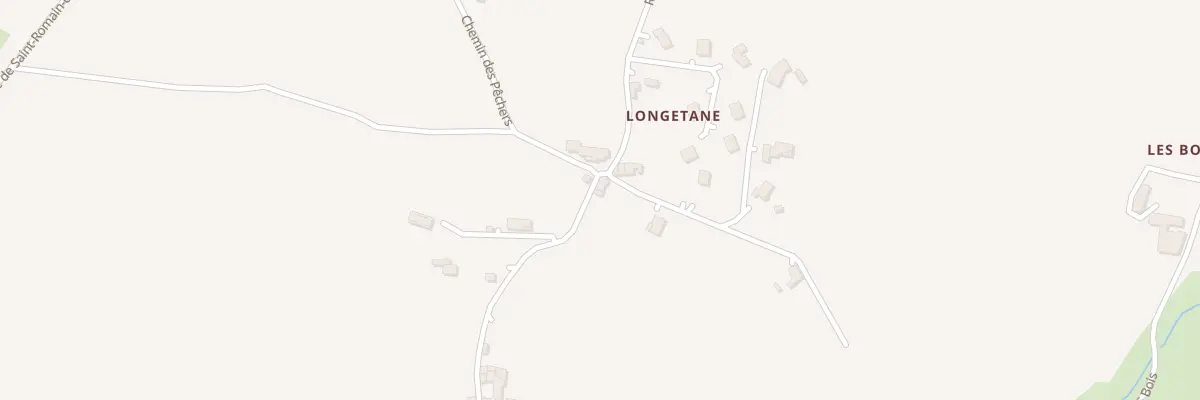 Plan du 1205 Rte de Longetane à Quintenas