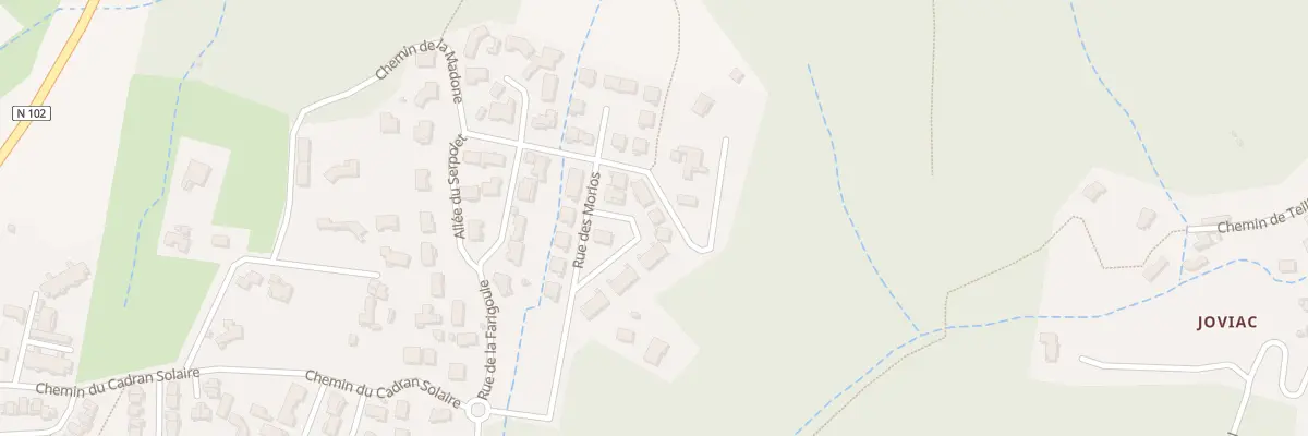 Plan du 6312 Joviac au Teil