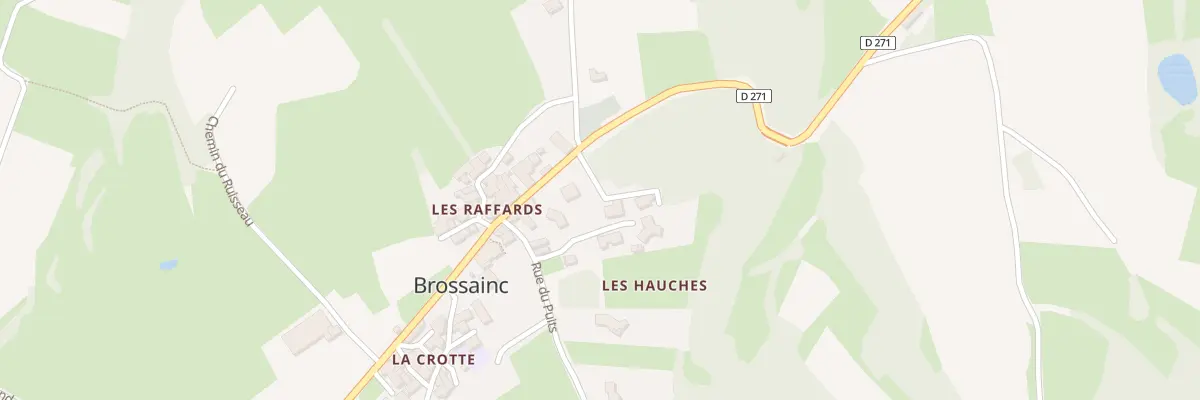 Plan du 72 Rte de Mantelin à Brossainc