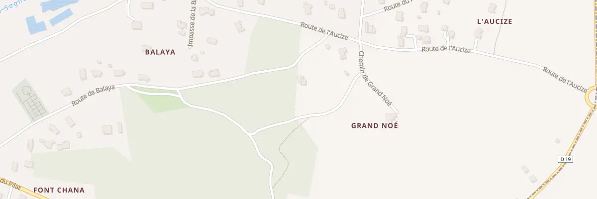Plan du 50 Che du Grand Noe à Roisey