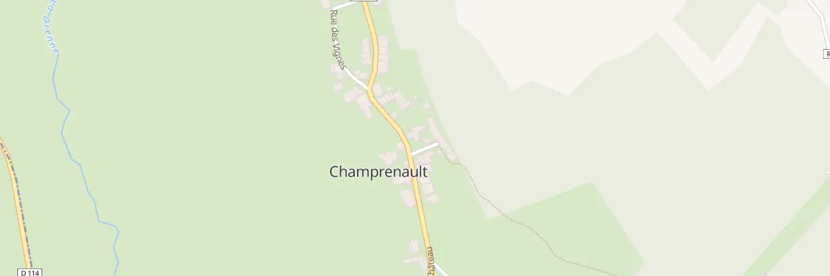 Plan du 19 Rue du Chateau à Champrenault
