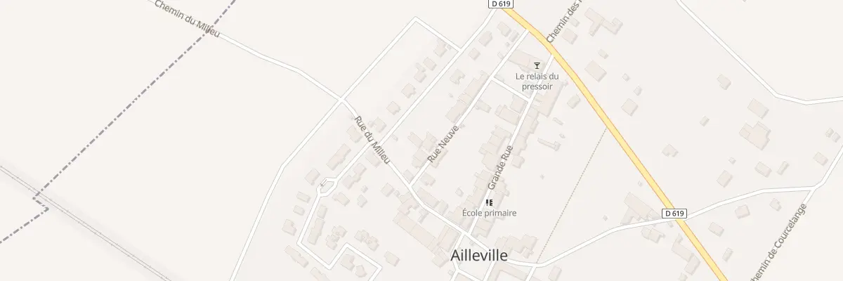 Plan du 10 Rue Neuve à Ailleville