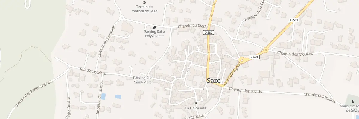 Plan du 4 Imp Roumanille à Saze
