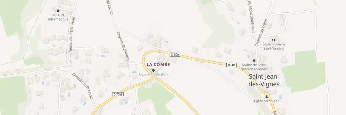 Plan du 269 Rte des Pierres Dorées à Saint-Jean-des-Vignes