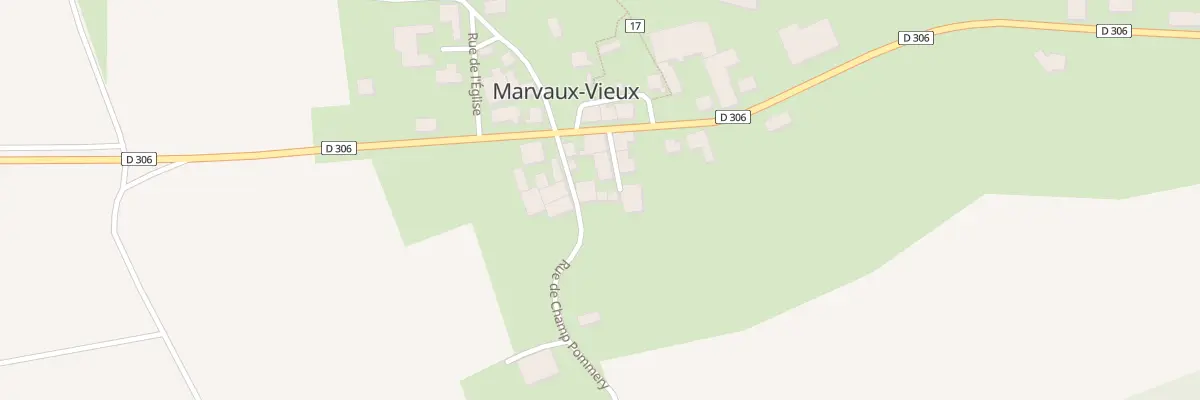 Plan du 2 Rle des Voiries à Marvaux-Vieux