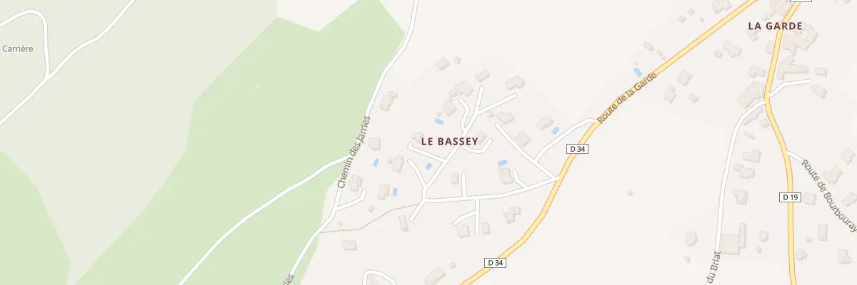 Plan du 207 Lot Bassey à Roisey