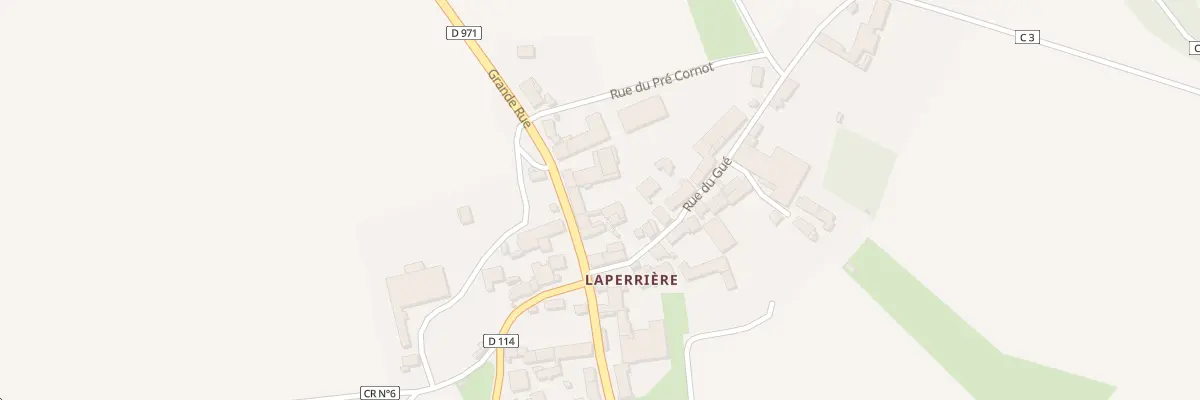Plan du 9008 Gr Grande Rue (Laperriere) à Poiseul-la-Ville-et-Laperrière