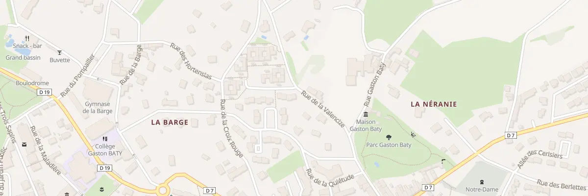 Plan du 7 Rue de la Valencize à Pélussin