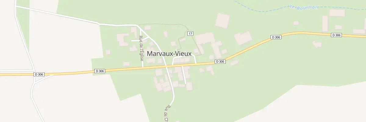 Plan du 2 Rue du Lavoir à Marvaux-Vieux