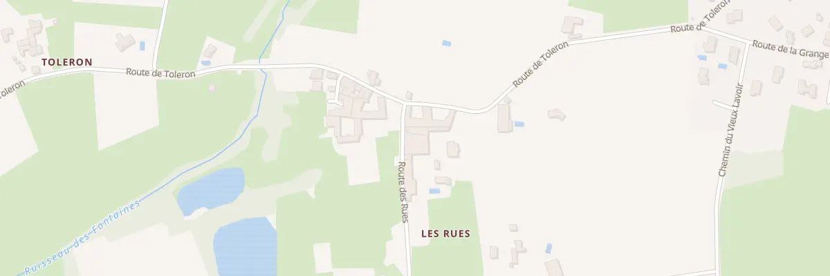 Plan du 1957 Rte du Toléron à Arnas