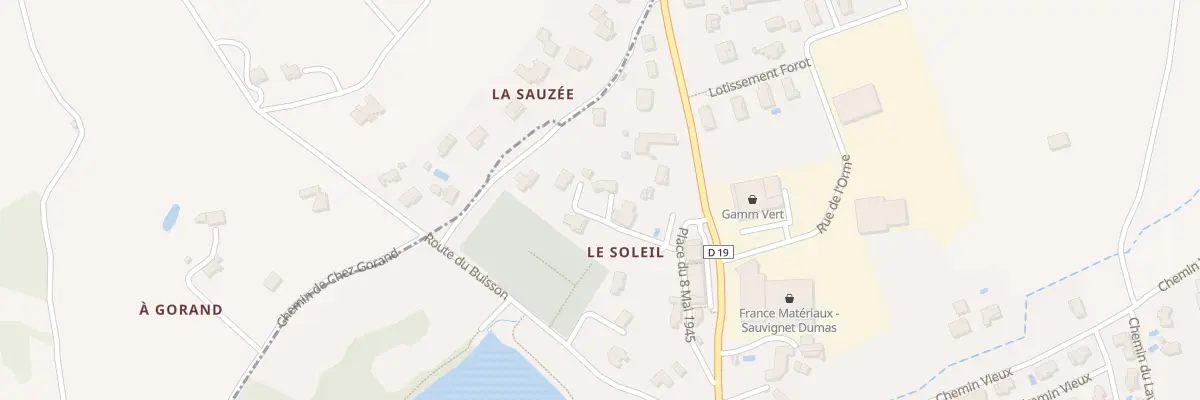 Plan du 106 Pl du 8 Mai à Maclas