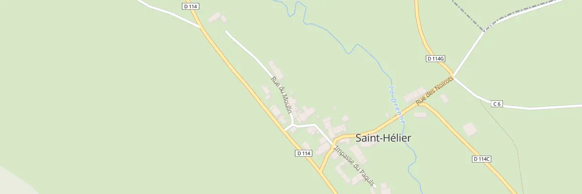 Plan du 6 Imp du Moulin à Saint-Hélier