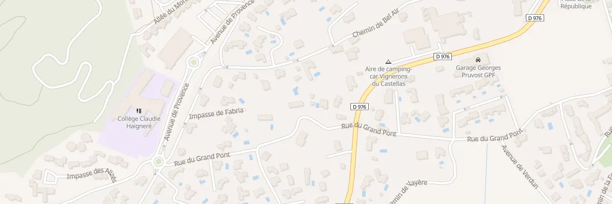 Plan du 7098 Rue du Grand Pont à Rochefort-du-Gard