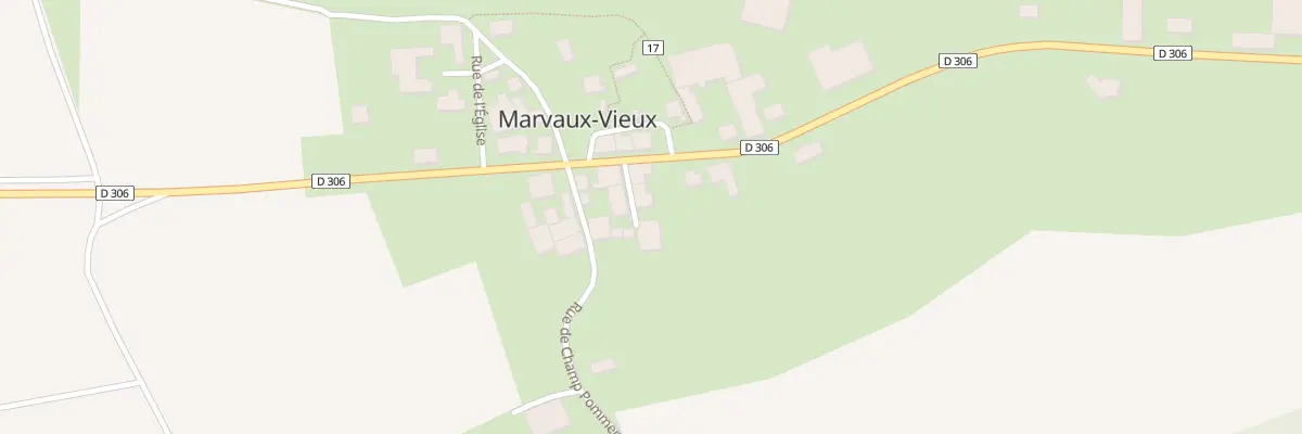 Plan du 5014 Village de Marvaux Sud à Marvaux-Vieux