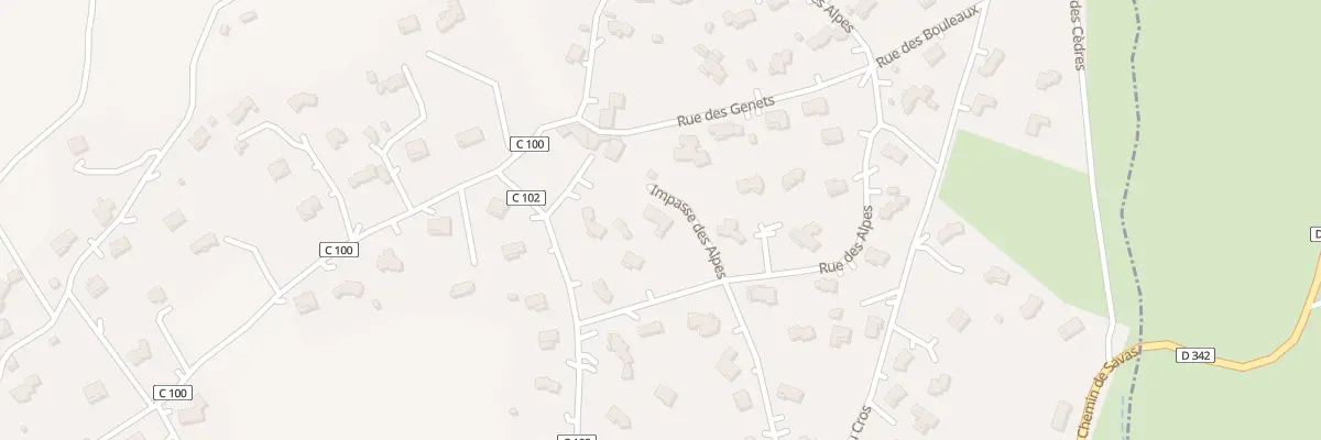 Plan du 44 All du Saule à Saint-Clair