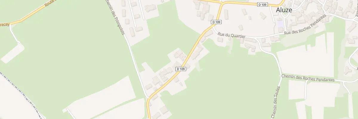 Plan du 2 Rte de Mercurey à Aluze
