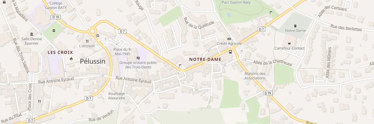 Plan du 6 Rue Antoine Eyraud à Pélussin
