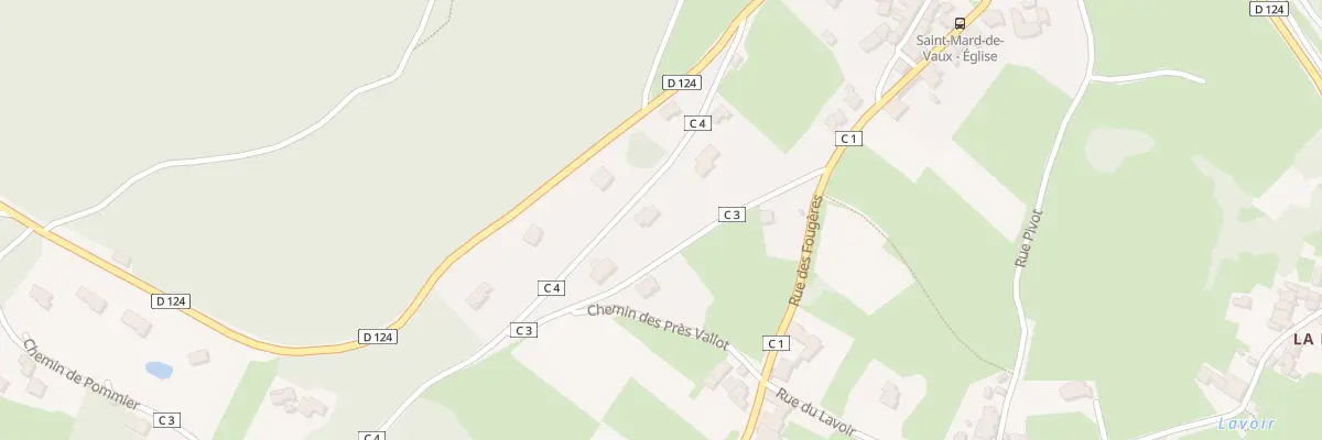 Plan du 7 Che de Pommier à Saint-Mard-de-Vaux