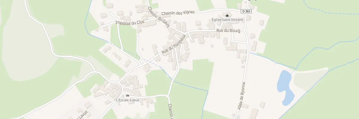 Plan du 5047 Sologny à Sologny