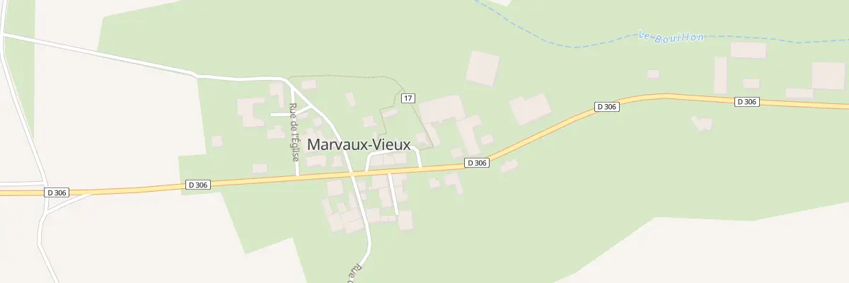 Plan du 5 Rue du Lavoir à Marvaux-Vieux