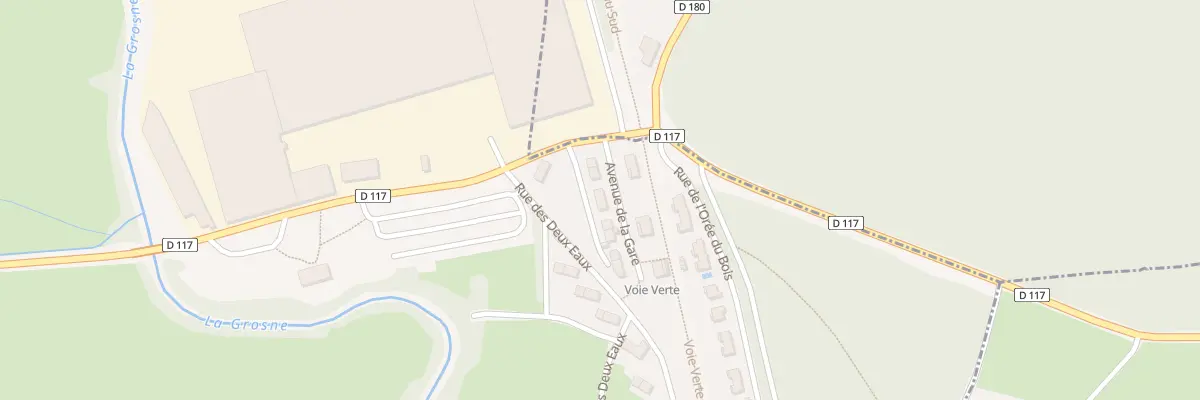 Plan du 4 Av de la Gare à Massilly