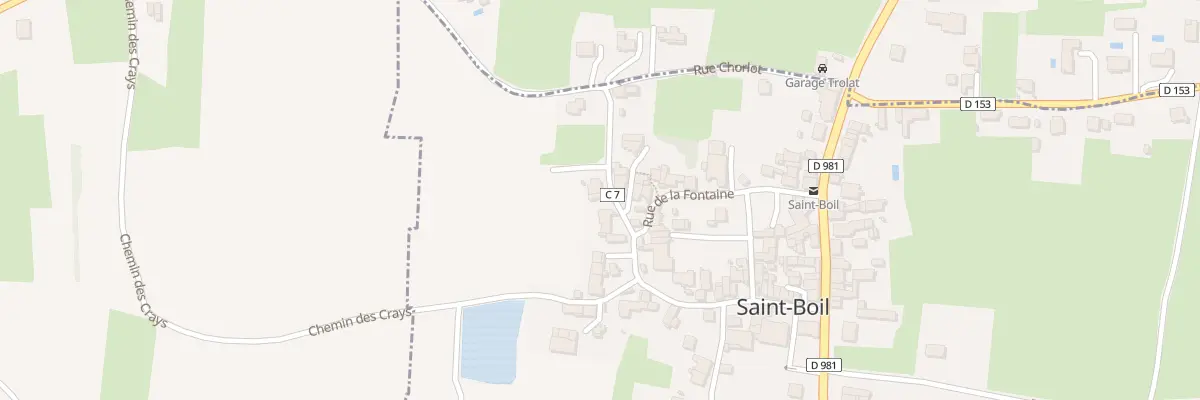 Plan du 15 Rue de Saules à Saint-Boil