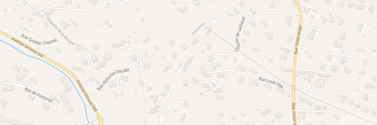 Plan du 9003 Rue Alphonse Daudet à Annonay
