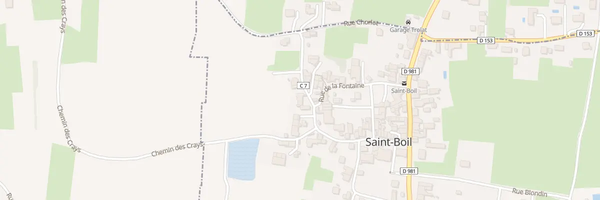 Plan du 13 Rue de Saules à Saint-Boil
