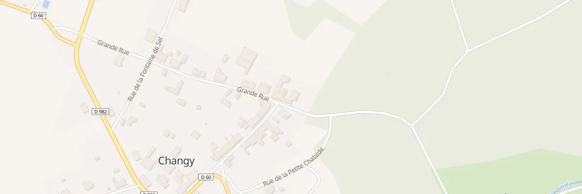 Plan du 2 Gr Grande Rue à Changy