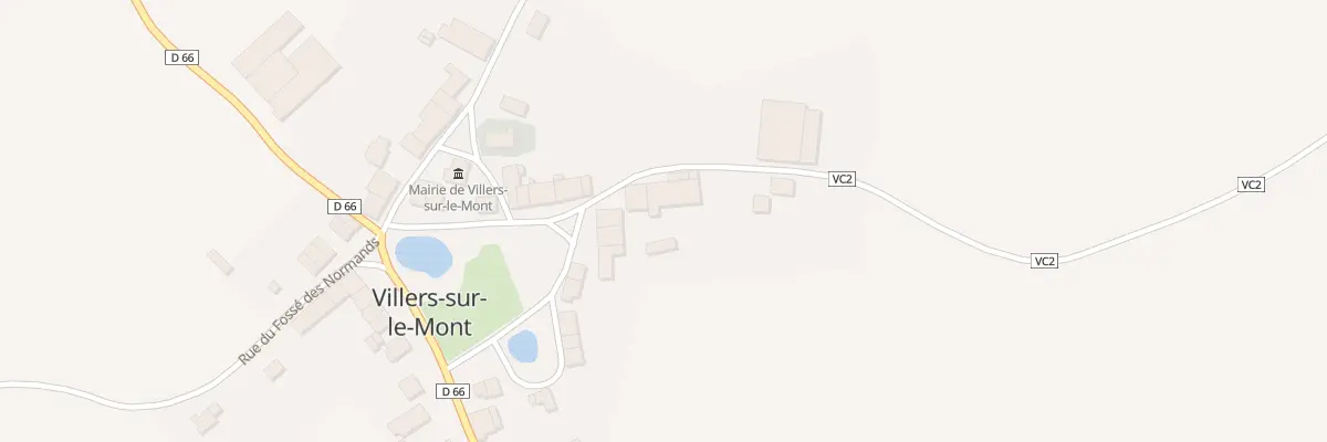 Plan du 6 Rte du Promeneux à Villers-sur-le-Mont