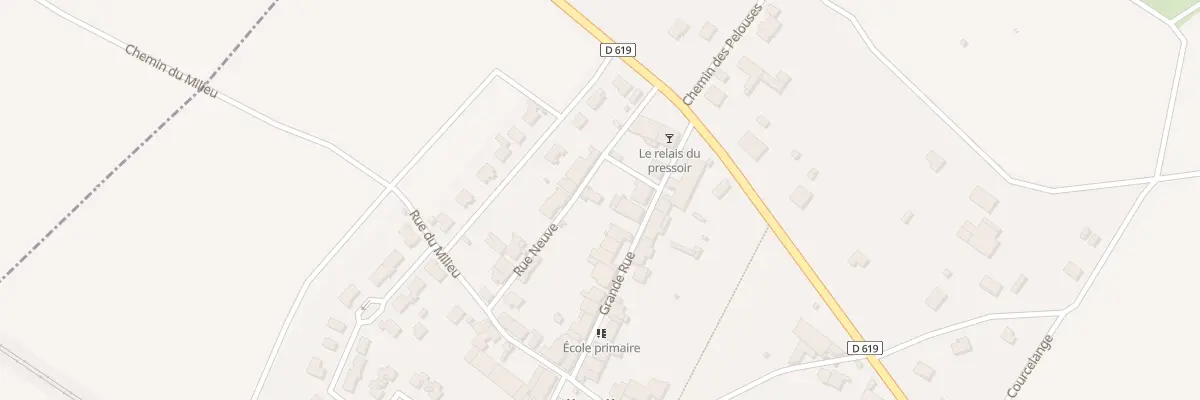 Plan du 3 Rue Neuve à Ailleville