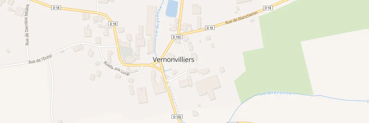 Plan du 1 Rue du Tureau à Vernonvilliers