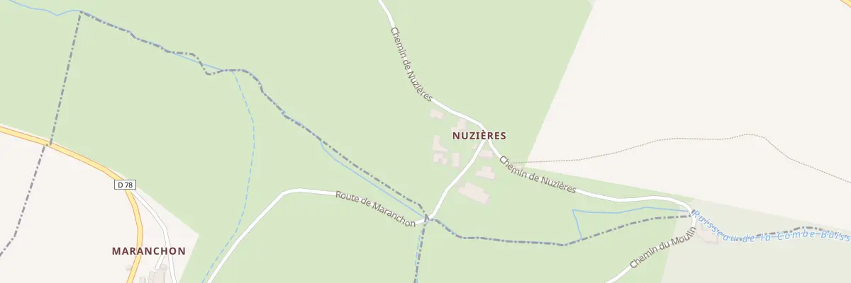Plan du 310 Che de Nuzieres à Longes